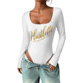 Women's Long Sleeve "Hustlette" bodysuit