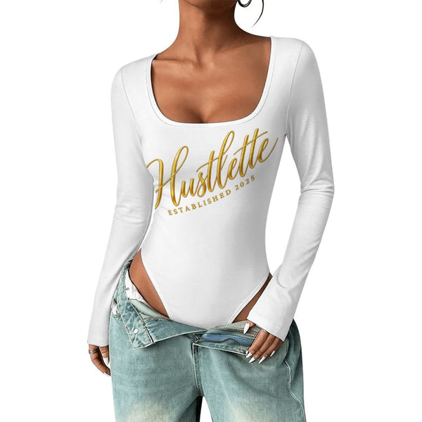 Women's Long Sleeve "Hustlette" bodysuit
