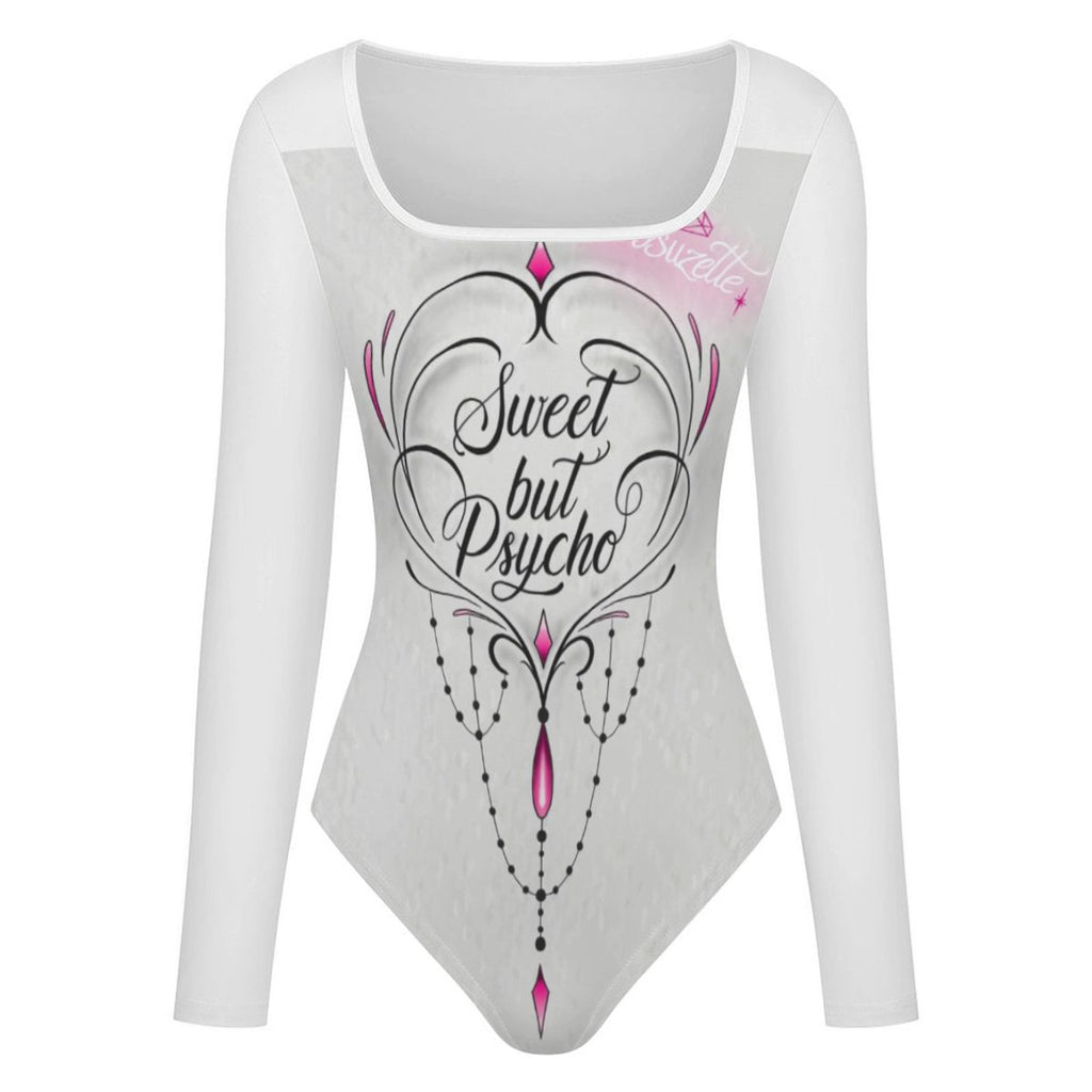 Women's Long Sleeve Square Neck Bodysuit