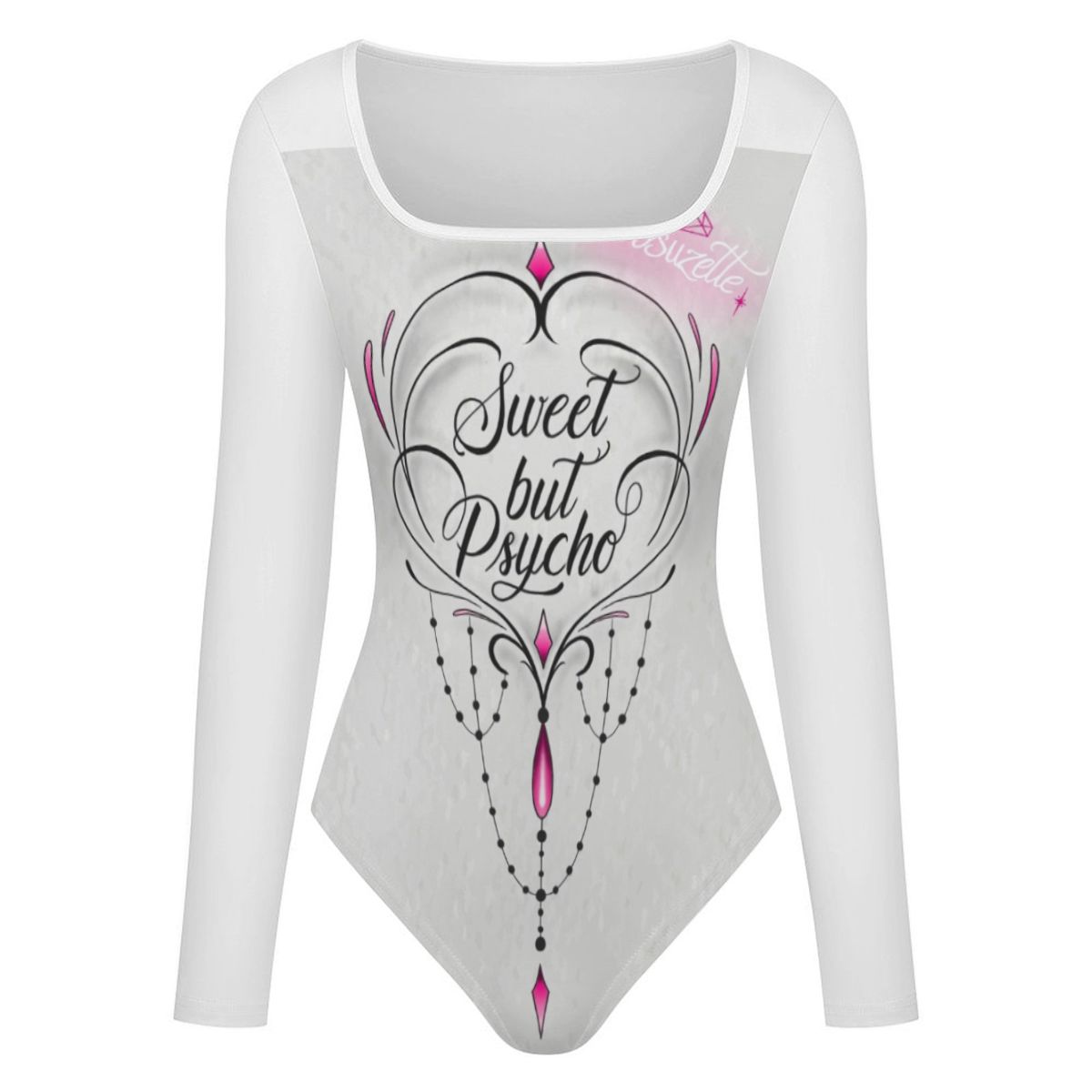Women's Long Sleeve Square Neck Bodysuit